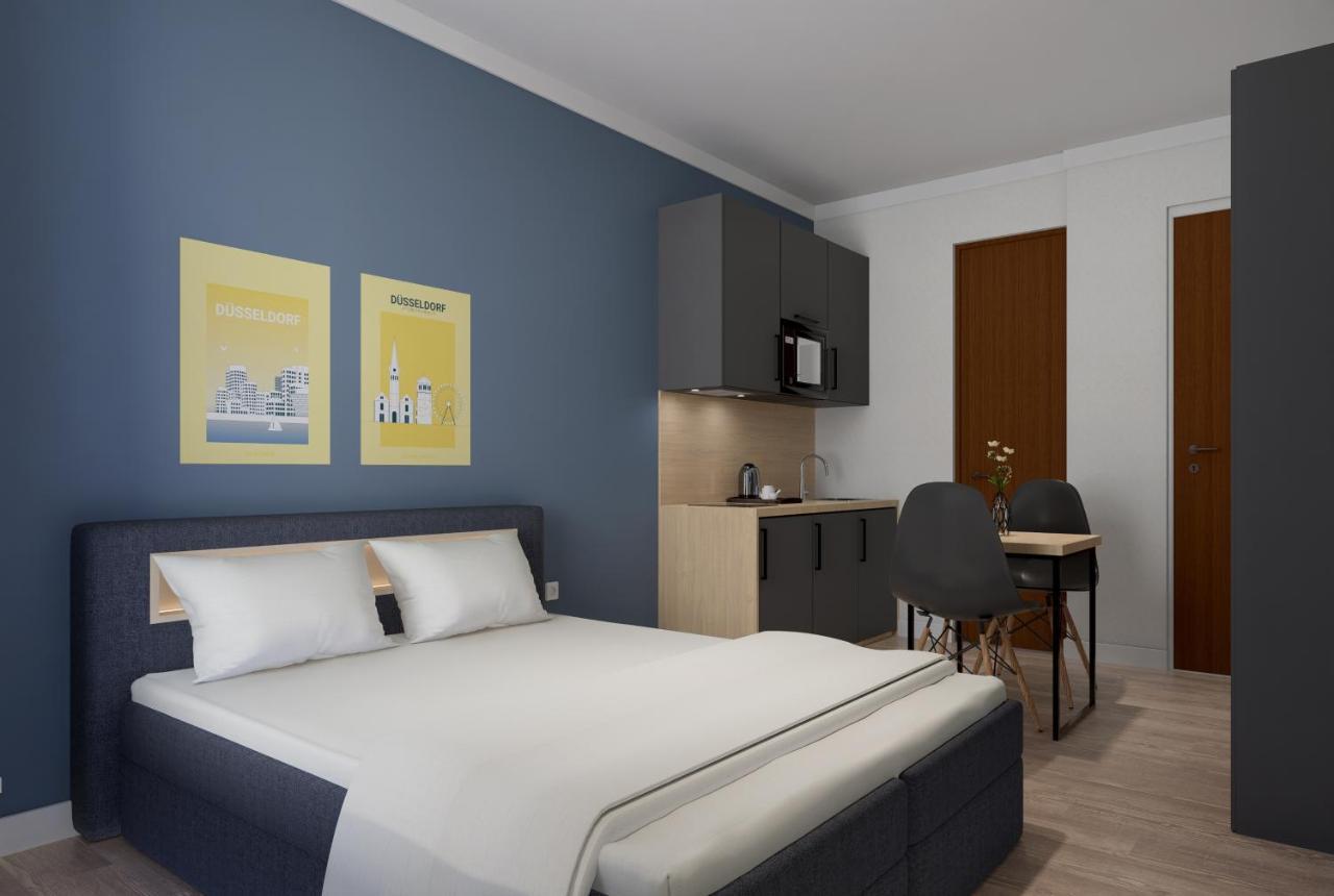 Antares Apartments Düsseldorf Esterno foto