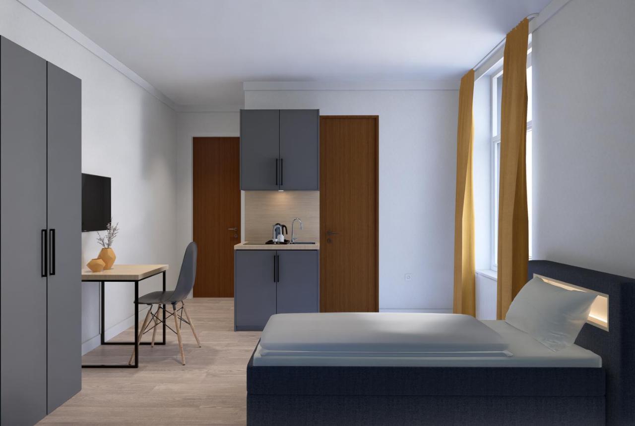 Antares Apartments Düsseldorf Esterno foto