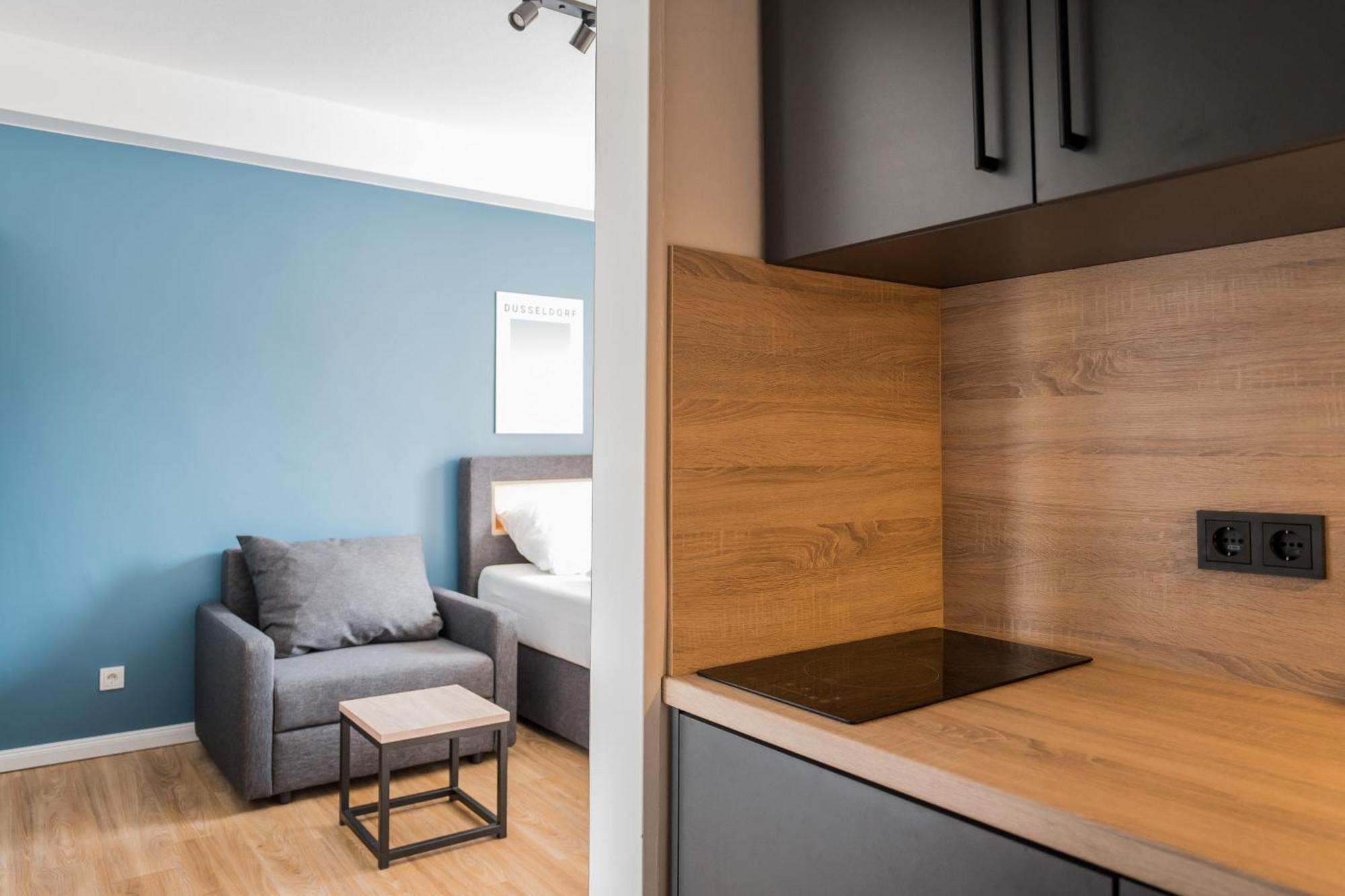 Antares Apartments Düsseldorf Esterno foto