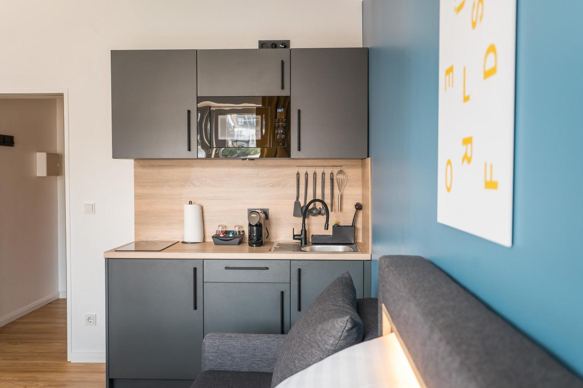 Antares Apartments Düsseldorf Esterno foto