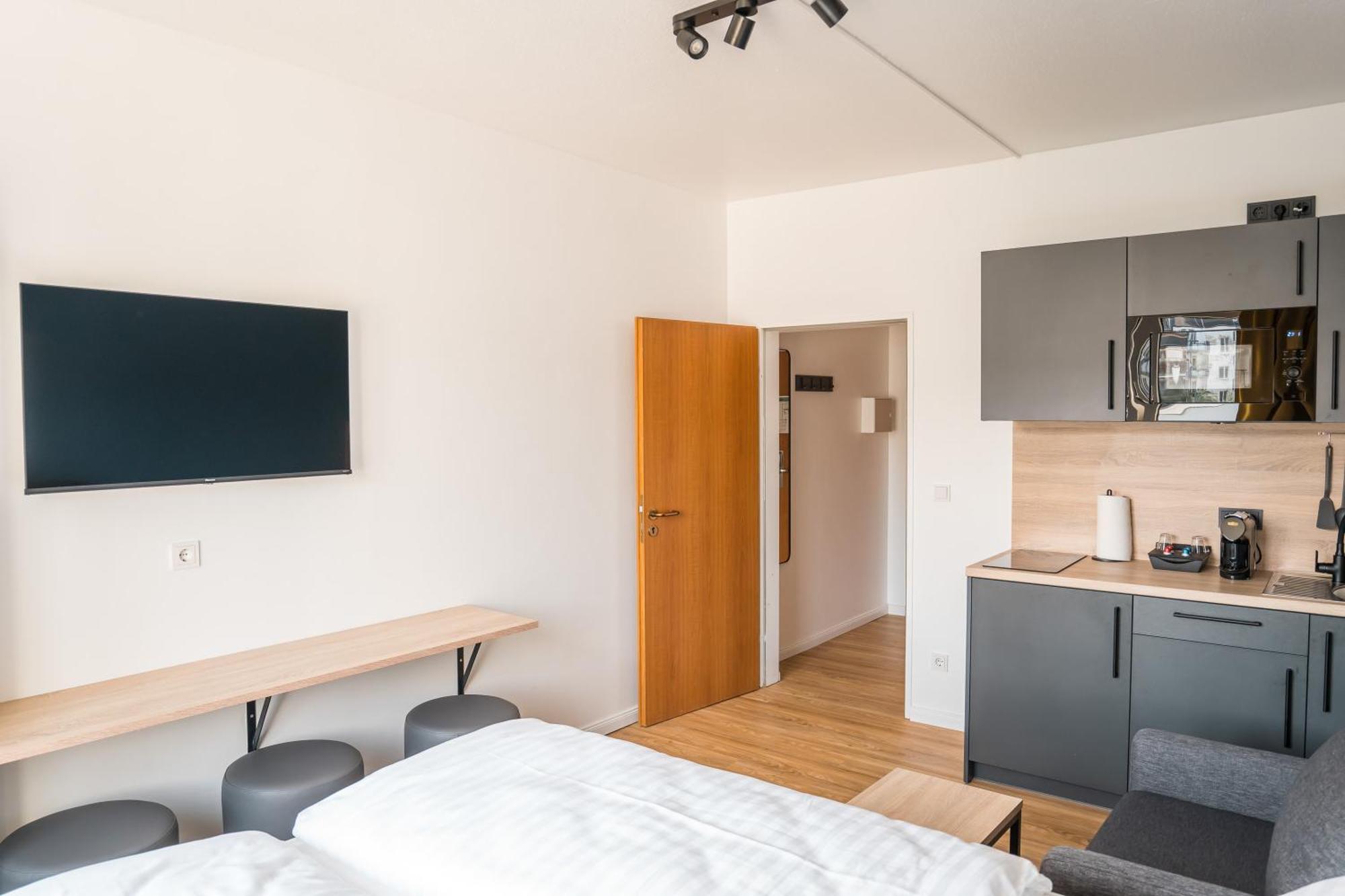 Antares Apartments Düsseldorf Esterno foto
